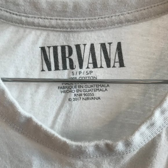Nirvana Bleach Long Sleeve Tee Band T-Shirt - Picture 3 of 4